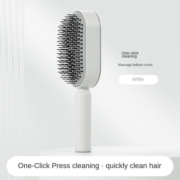 3D Self Cleaning Hair Brush For Women Massage Scalp Promote Blood Circulation Anti Hair Loss