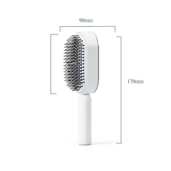 3D Self Cleaning Hair Brush For Women Massage Scalp Promote Blood Circulation Anti Hair Loss