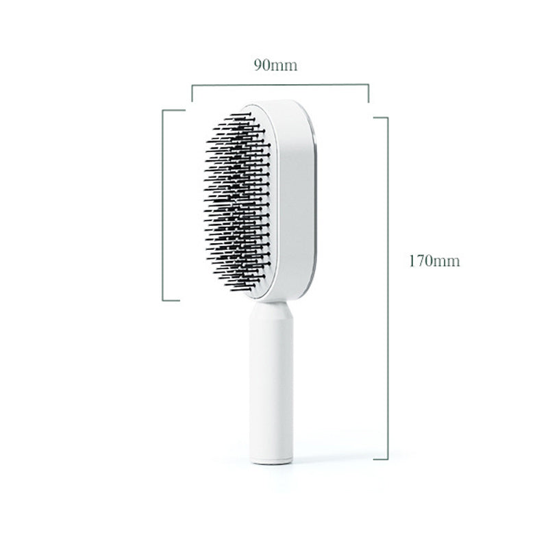 3D Self Cleaning Hair Brush For Women Massage Scalp Promote Blood Circulation Anti Hair Loss