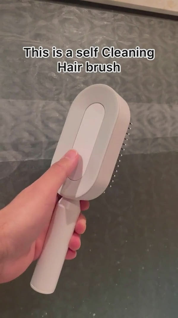 3D Self Cleaning Hair Brush For Women Massage Scalp Promote Blood Circulation Anti Hair Loss